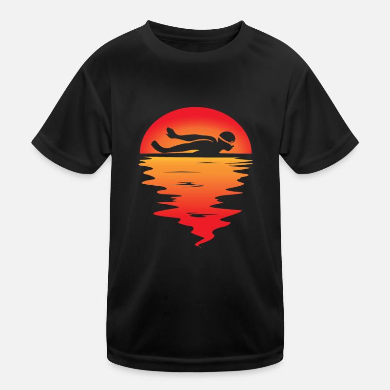 Swimmer Kids Functional T-Shirt