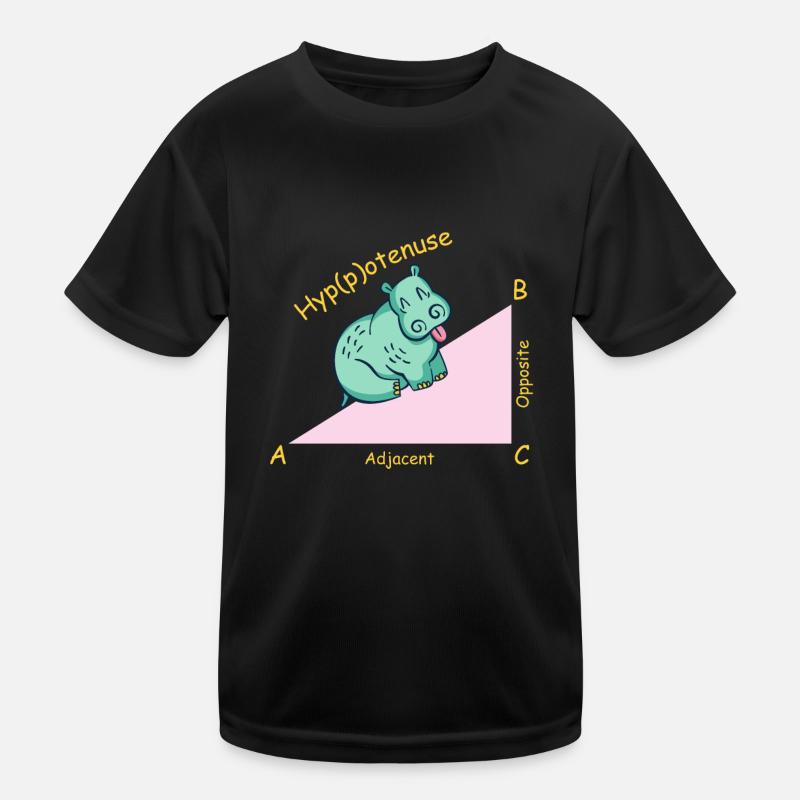 Professeur de mathématiques mathématicien Hippotenuse T-shirt sport Enfant