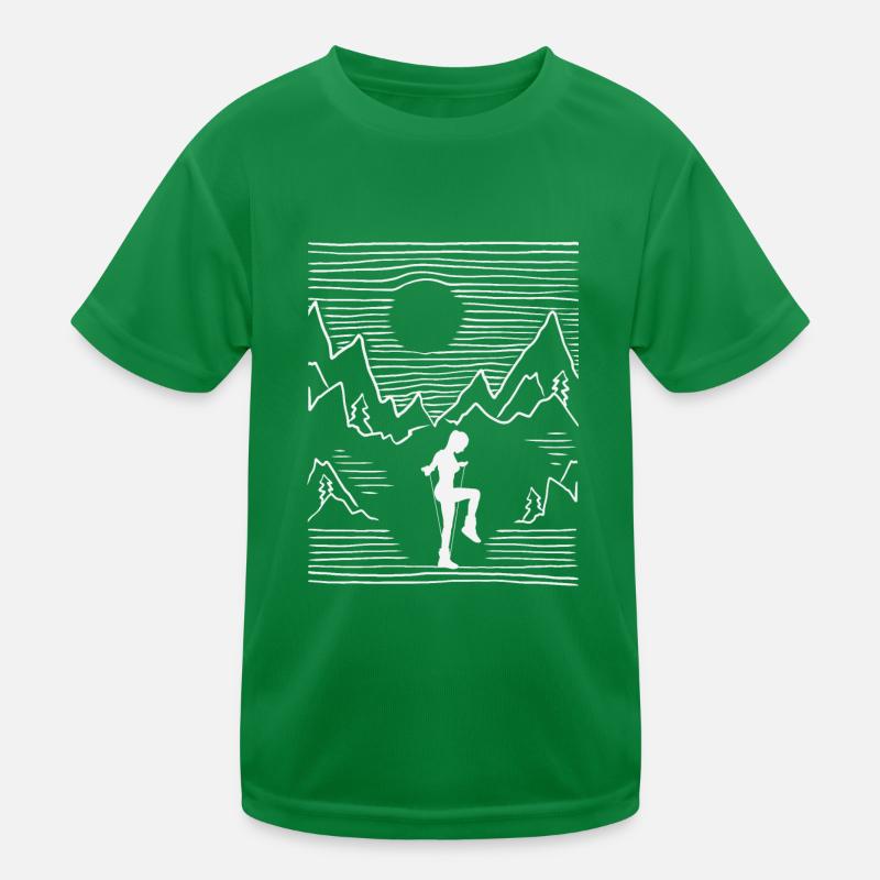 Lines Rope Jumping Kids Functional T-Shirt
