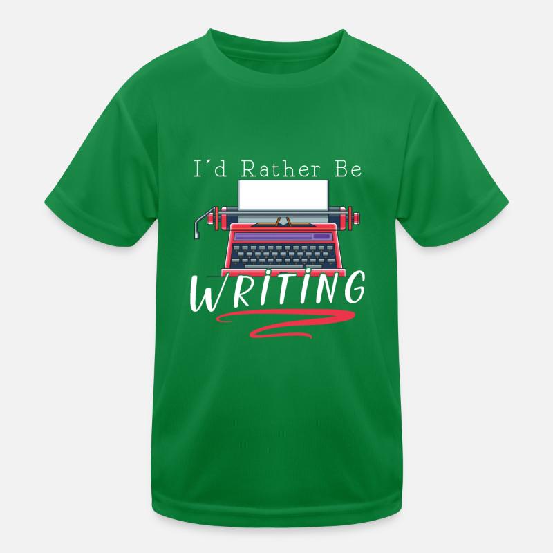 Auteur Écriture Écrivain Littérature T-shirt sport Enfant