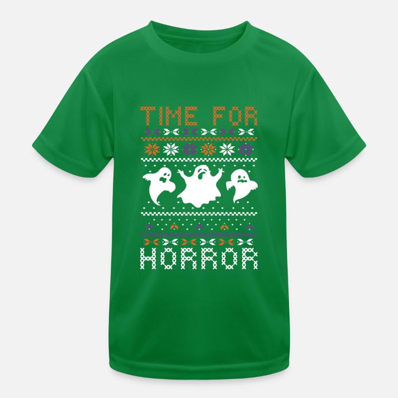 Stitch Pattern Créatures fantômes Halloween T-shirt sport Enfant