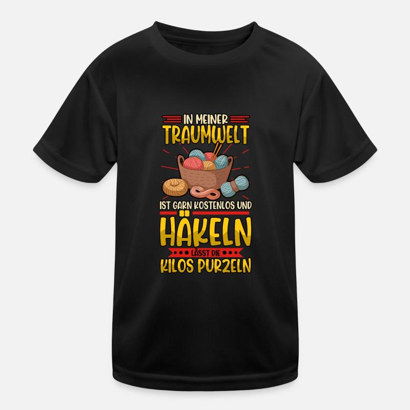 Häkeln Kinder Funktions-T-Shirt