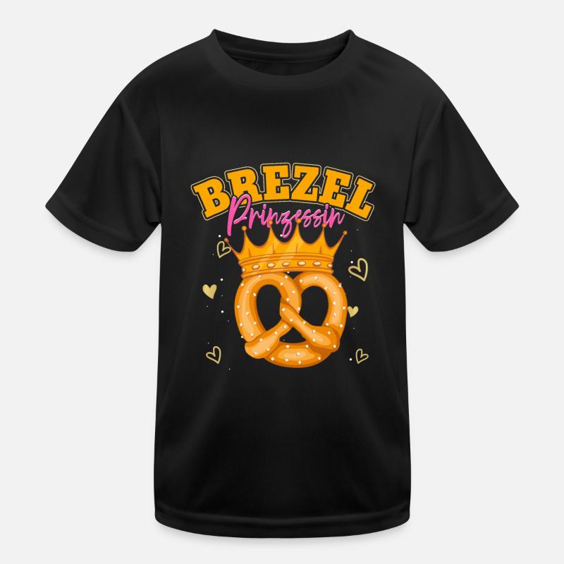 Brezel Prinzessin Kinder Funktions-T-Shirt