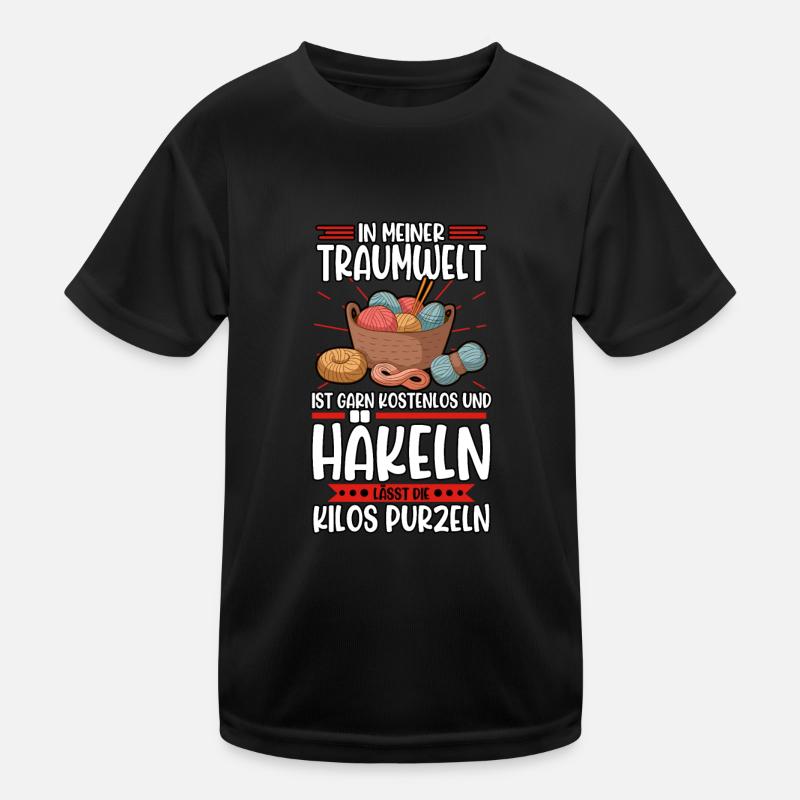 Häkeln Kinder Funktions-T-Shirt