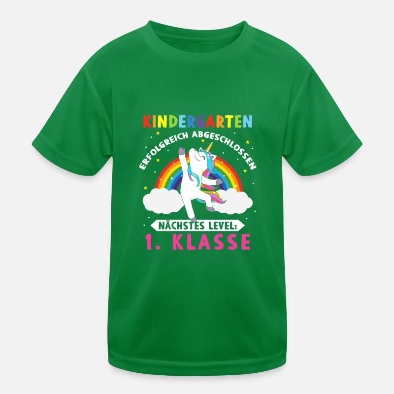 Kindergarten completed Next Level 1 Class Kids Functional T-Shirt