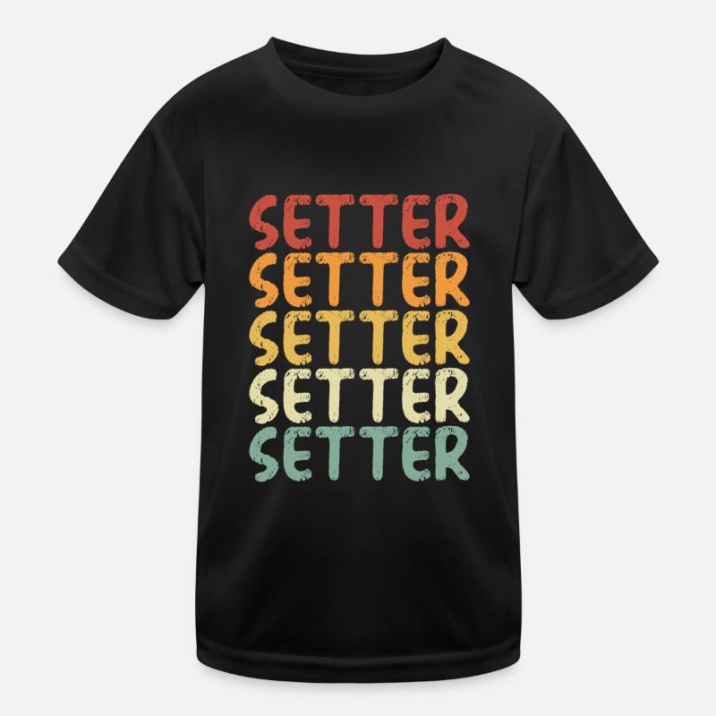 Volleyball passer Retro Kinder Funktions-T-Shirt
