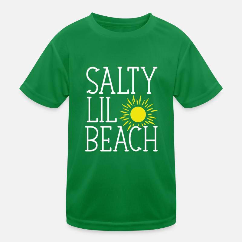 Salty little beach Kids Functional T-Shirt