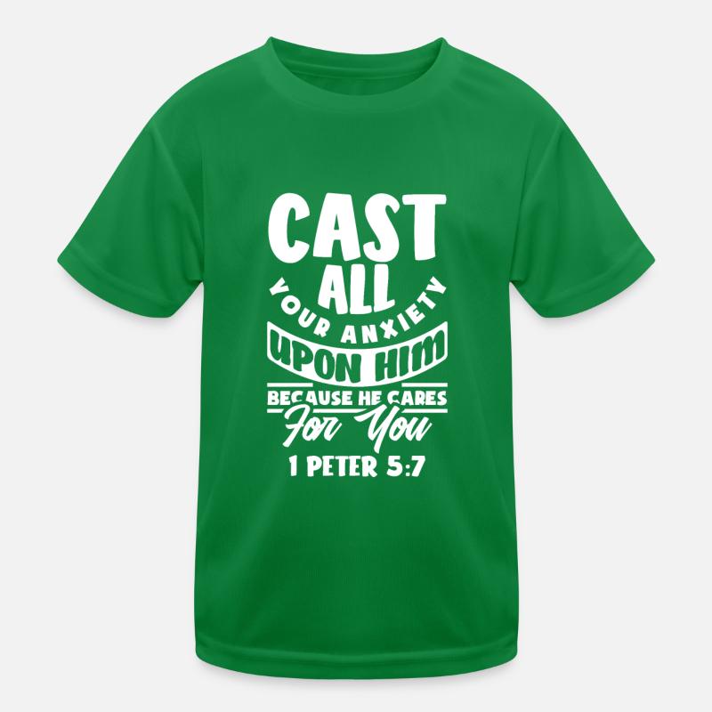 Jesus Christus Christ Religion Religiös Kinder Funktions-T-Shirt