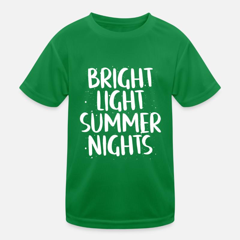 Bright Bright Summer Nights Kids Functional T-Shirt