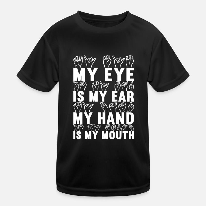 Deaf Deaf-mute Deaf Kids Functional T-Shirt