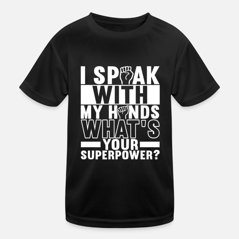 Deaf Deaf-mute Deaf Kids Functional T-Shirt