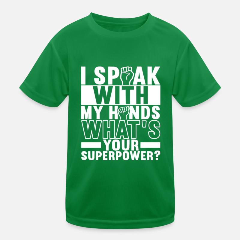 Deaf Deaf-mute Deaf Kids Functional T-Shirt