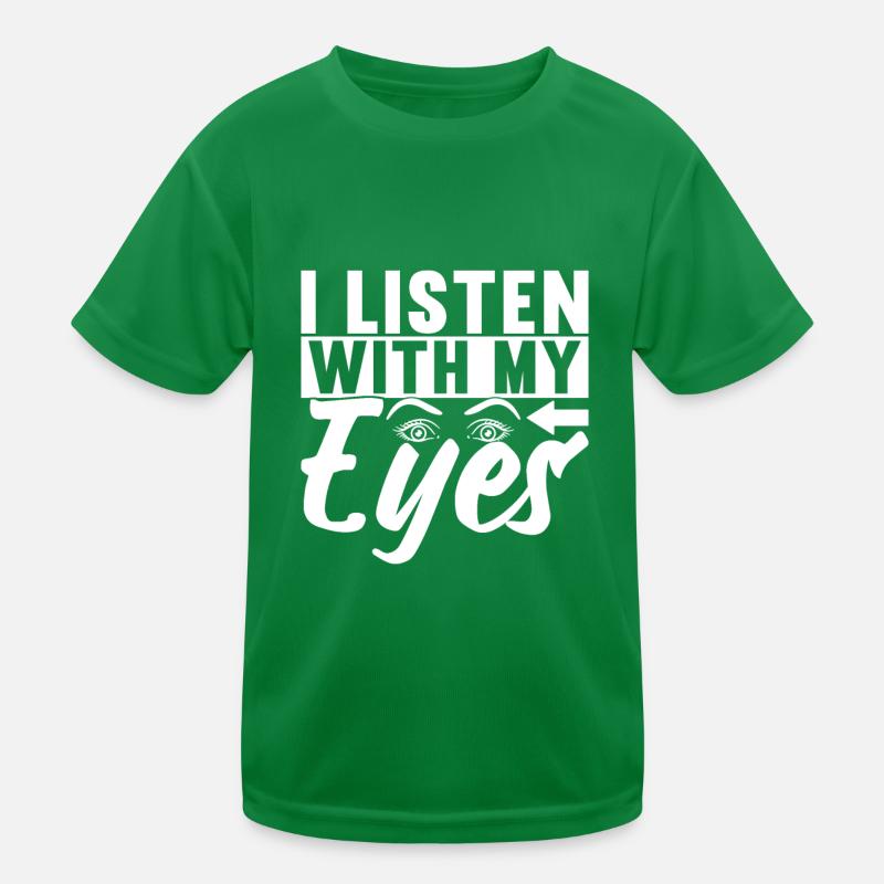 Deaf Deaf-mute Deaf Kids Functional T-Shirt