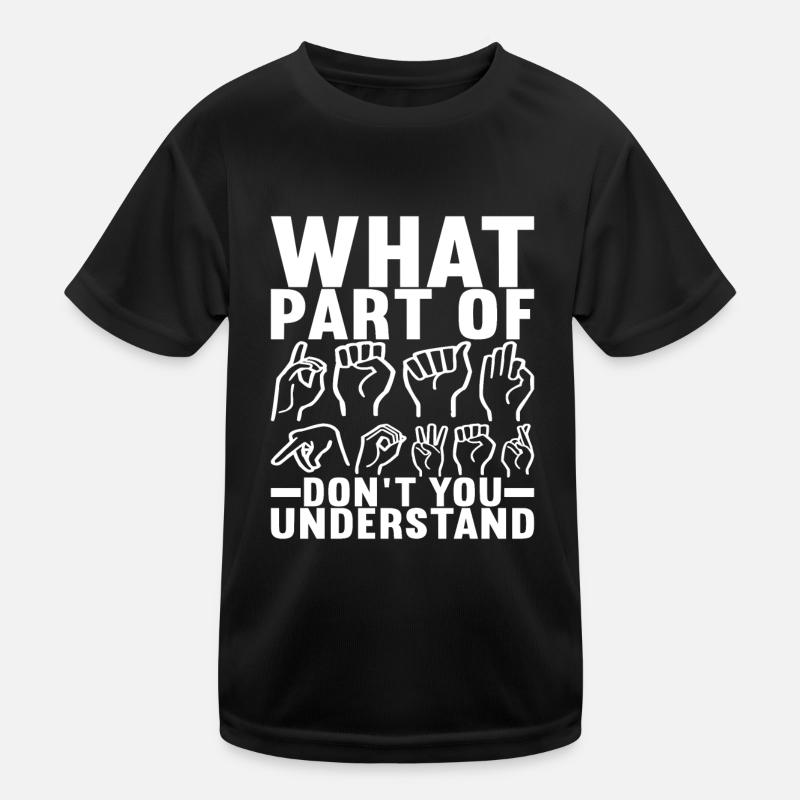 Deaf Deaf-mute Deaf Kids Functional T-Shirt