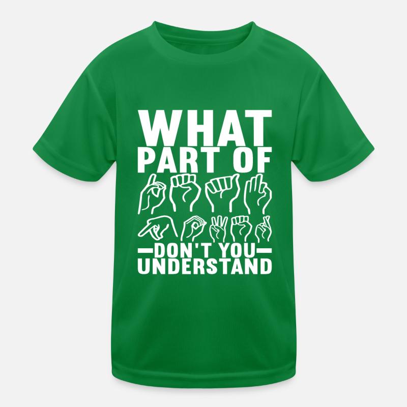 Deaf Deaf-mute Deaf Kids Functional T-Shirt