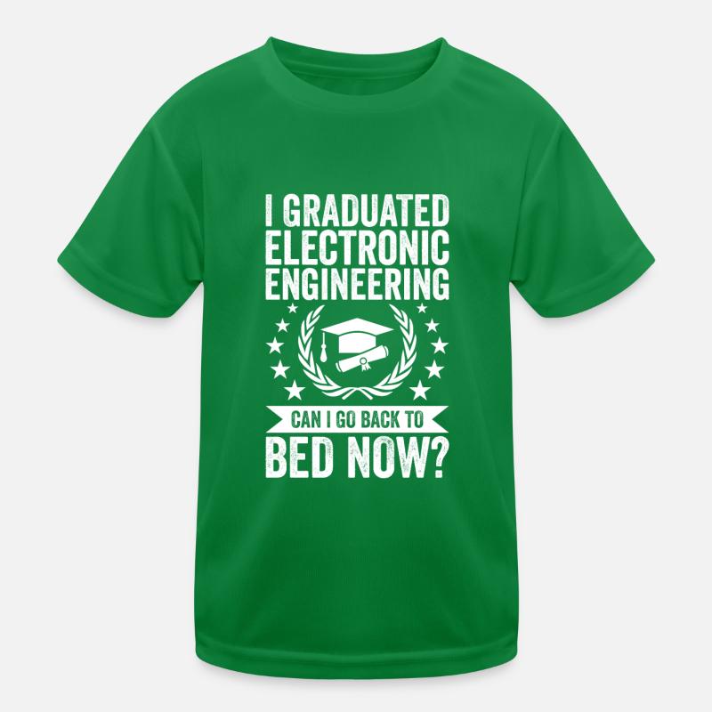 I studied electrical engineering Kids Functional T-Shirt