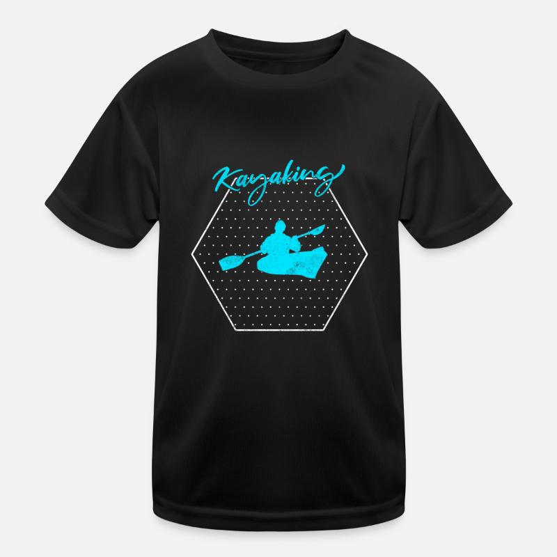 Kayaking Kids Functional T-Shirt