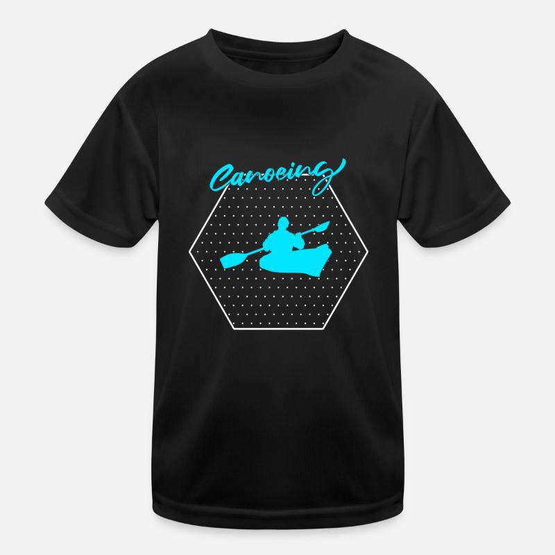 Canoeing Kids Functional T-Shirt