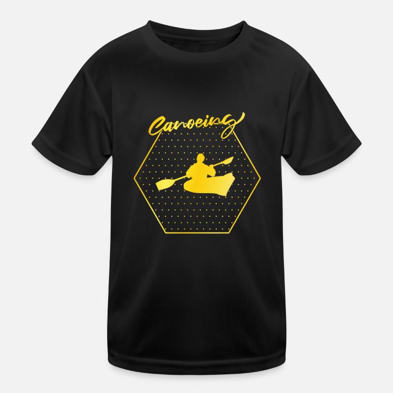 Canoeing Kids Functional T-Shirt