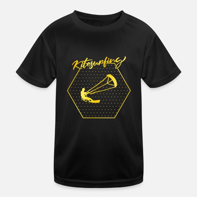 Kite surfing Kids Functional T-Shirt