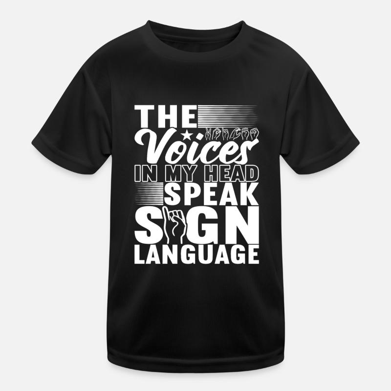 Deaf Deaf-mute Deaf Kids Functional T-Shirt