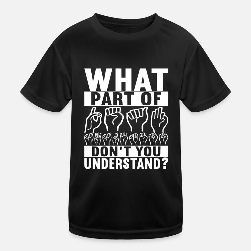 Deaf Deaf-mute Deaf Kids Functional T-Shirt