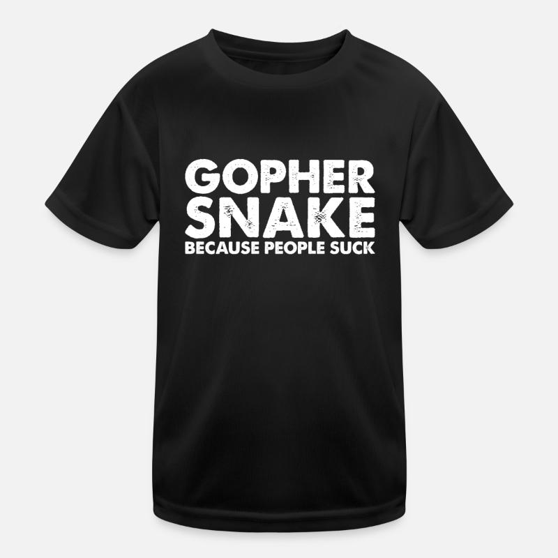 People suck gopher snake Kids Functional T-Shirt