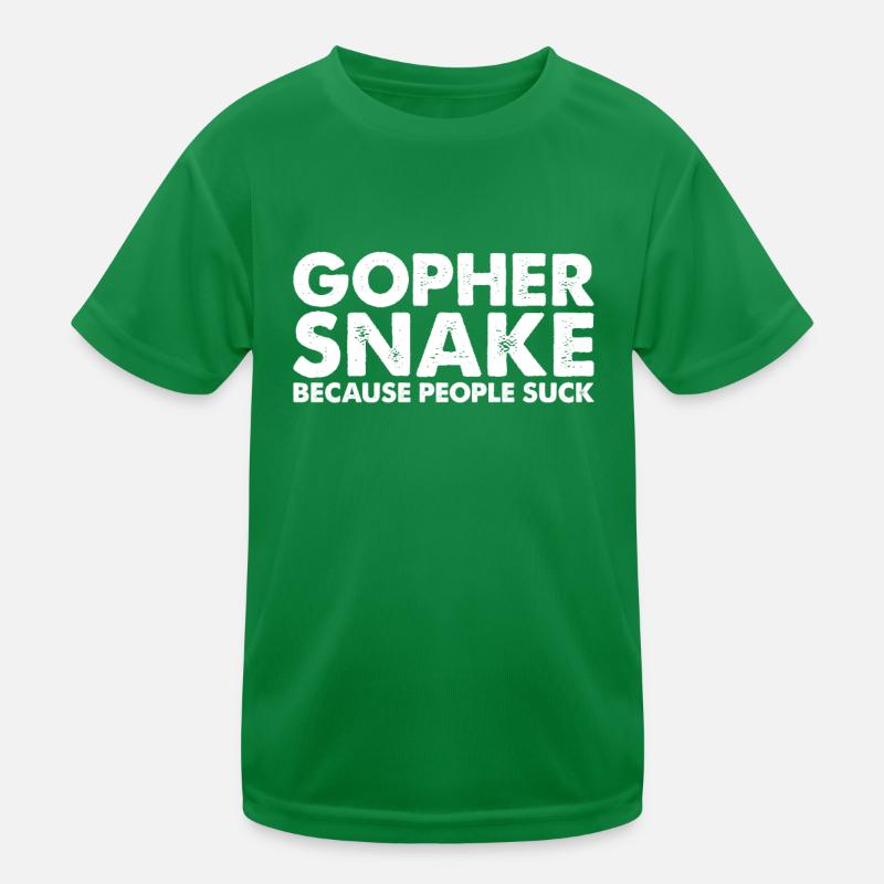 People suck gopher snake Kids Functional T-Shirt