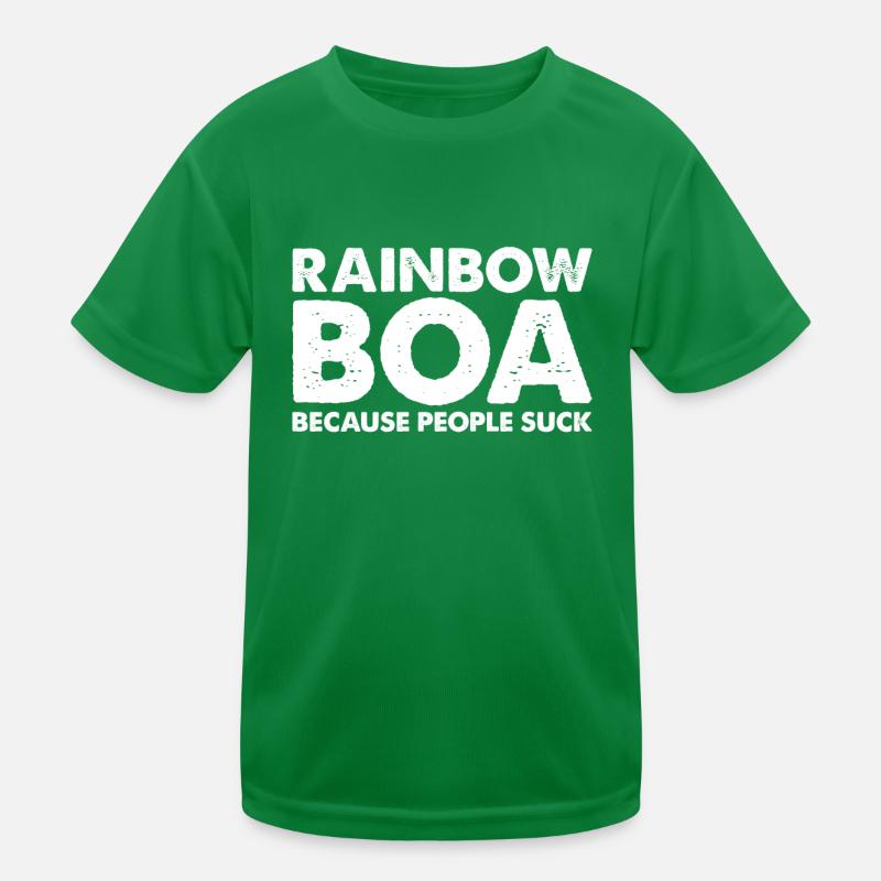 Les gens sucent le serpent boa arc-en-ciel T-shirt sport Enfant