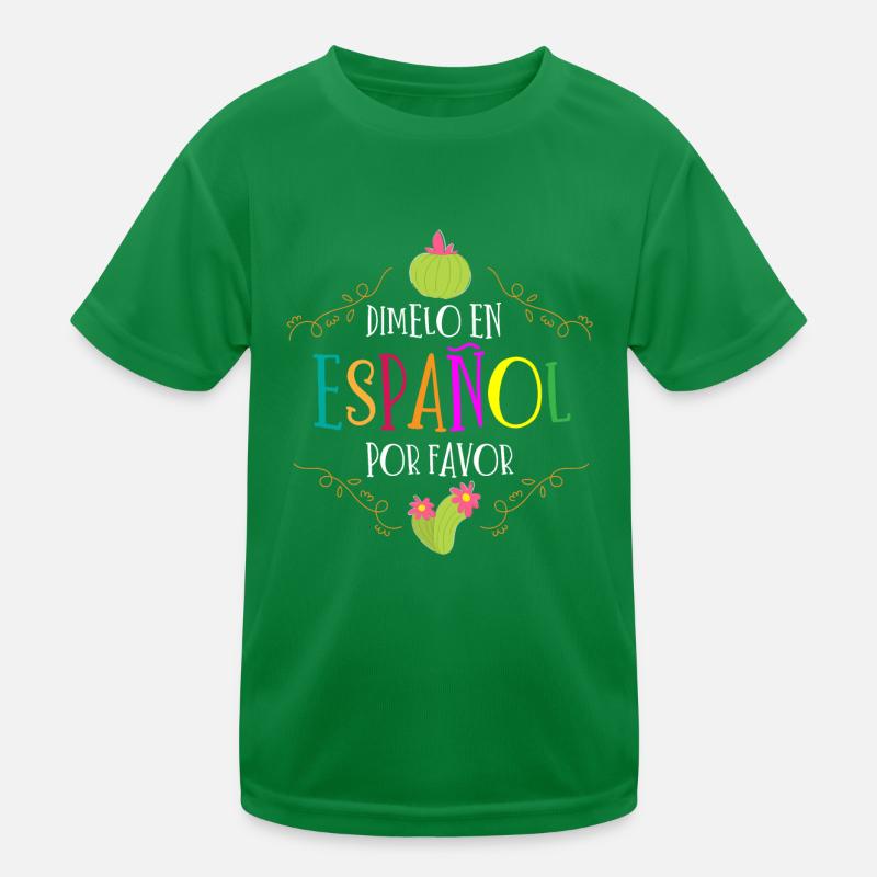 Spanischlehrer, Spanisch Unterrichten Kinder Funktions-T-Shirt