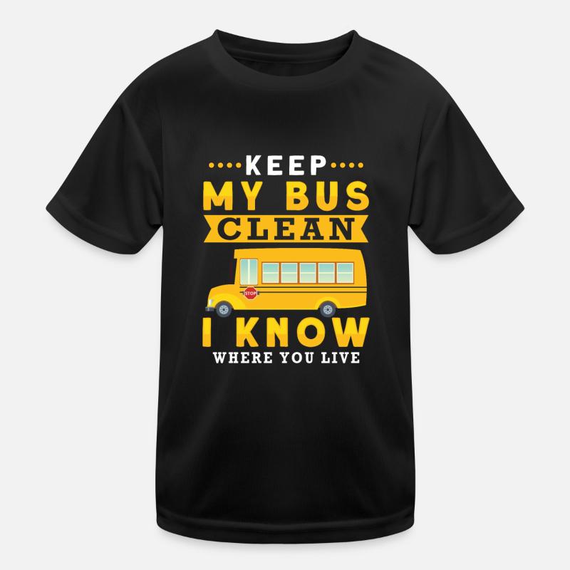Funny School Bus Driver Appreciation anniversary Kinder Funktions-T-Shirt
