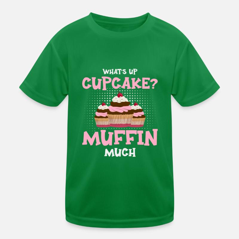 Kuchen Backen Bäcker Konditor Kinder Funktions-T-Shirt