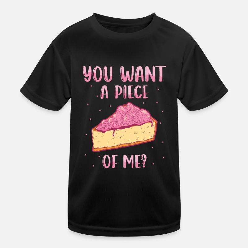 Kuchen Backen Bäcker Konditor Kinder Funktions-T-Shirt
