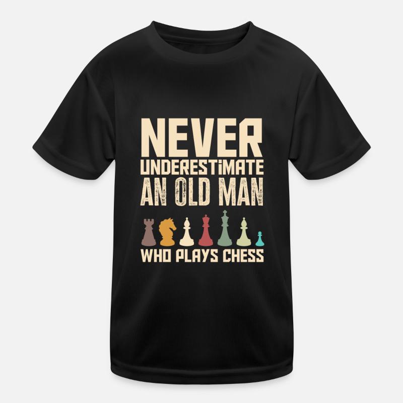 Drôle de joueur d’échecs Cadeau de joueur d’échecs T-shirt sport Enfant