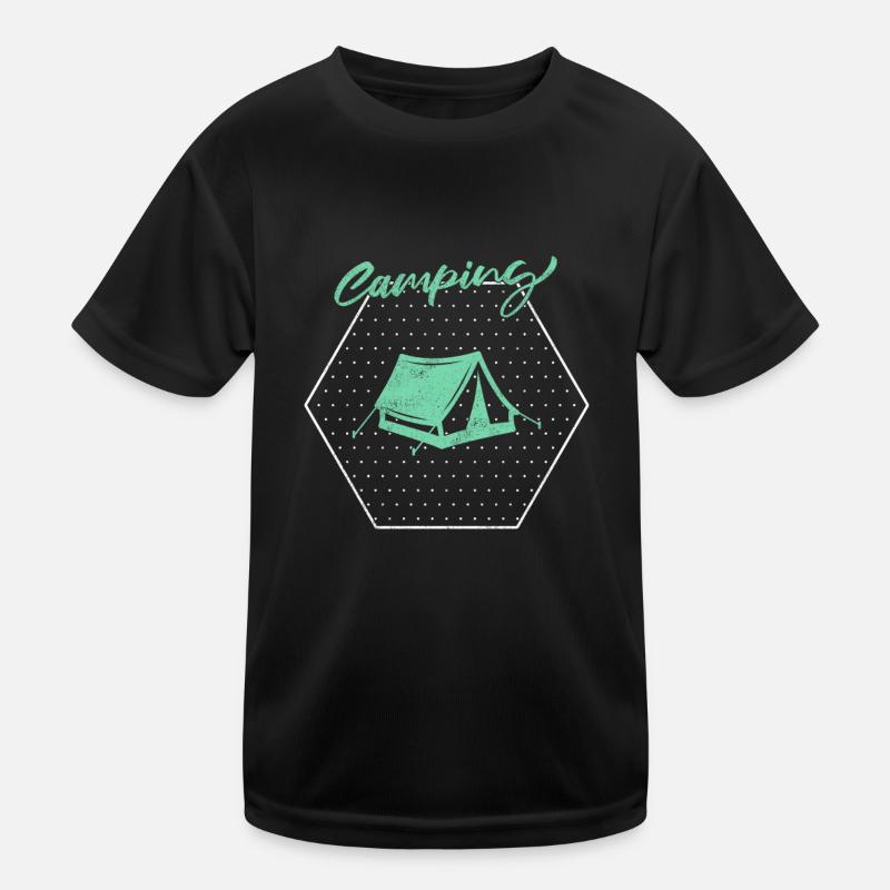 Campen Kinder Funktions-T-Shirt
