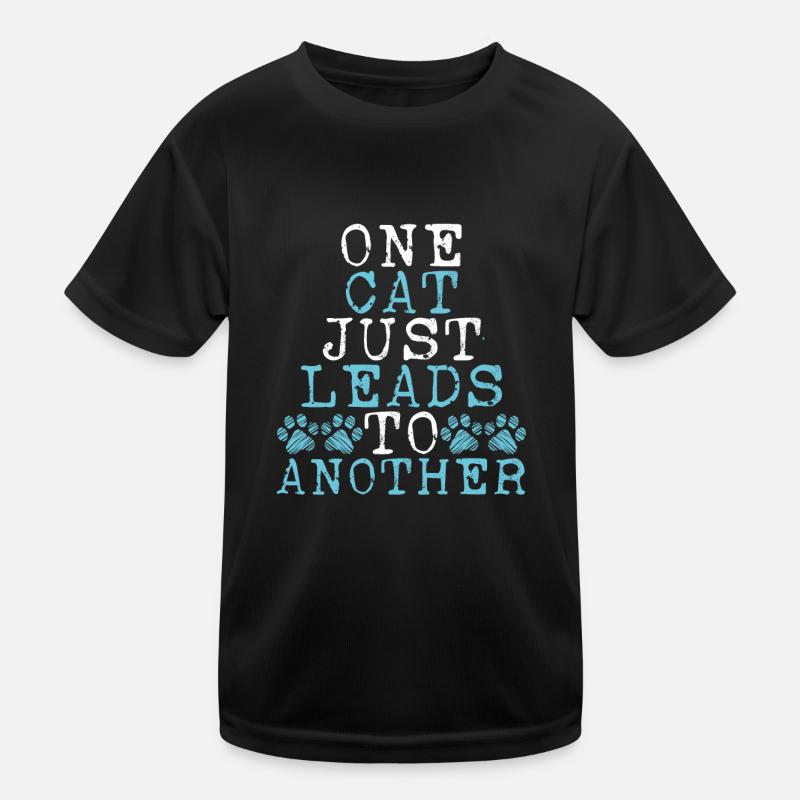 A cat leads only Kids Functional T-Shirt