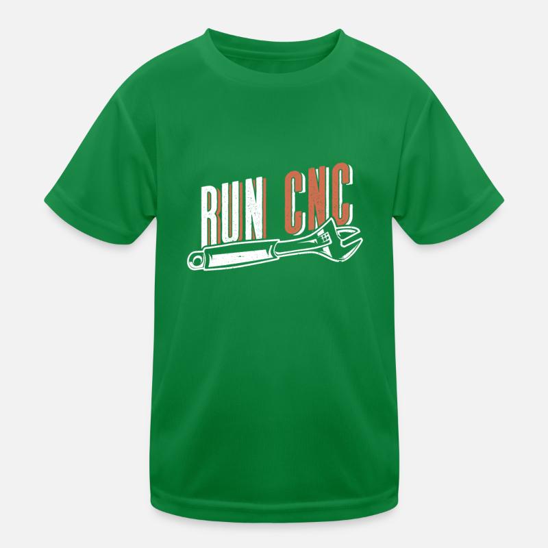 Cutting machine operator CNC machine operator Kids Functional T-Shirt