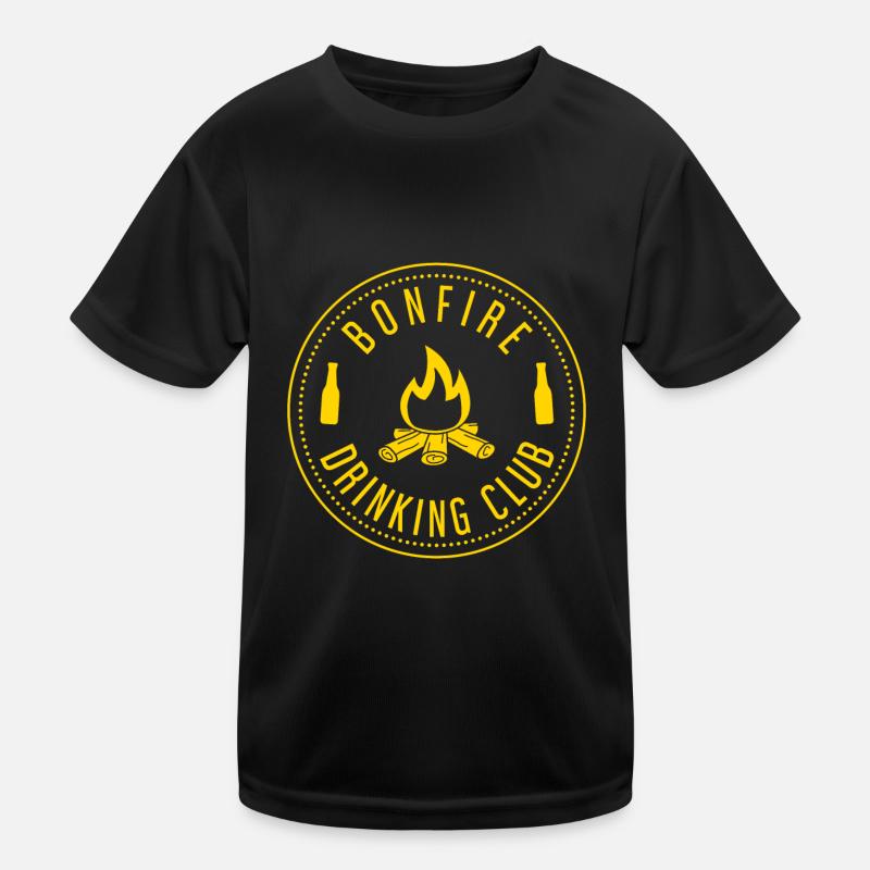 Bonfire Drinking Club Kinder Funktions-T-Shirt
