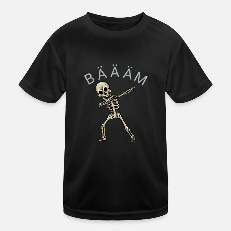Dabbing Skelett Gerippe Geschenk Dab Kinder Funktions-T-Shirt