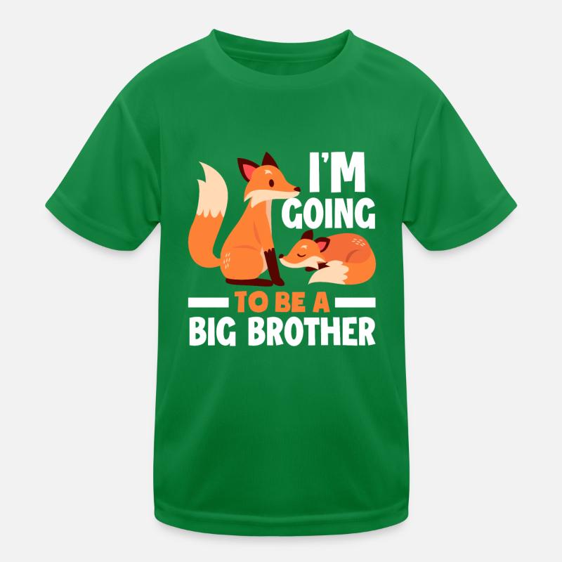Fuchs Brother Siblings Offspring Gift Kids Functional T-Shirt