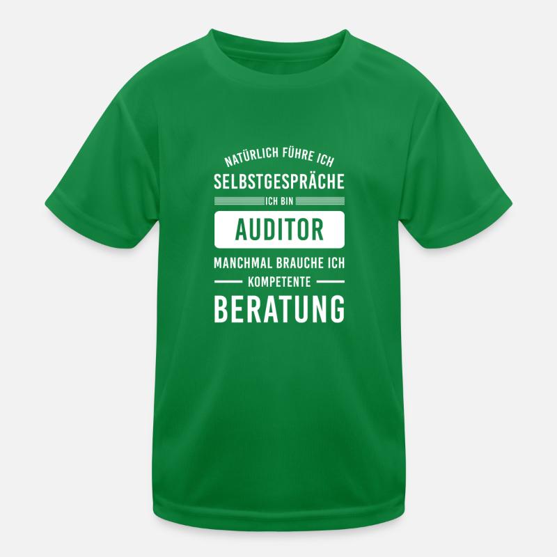 Auditor I Audit Motiv für internen oder externen Kinder Funktions-T-Shirt