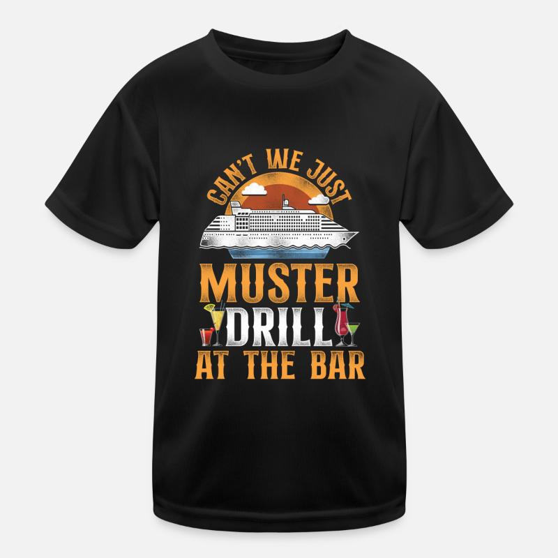 Cruise Ship Vacation Drinking Kinder Funktions-T-Shirt