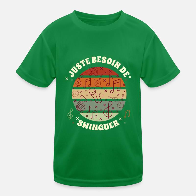 Sie müssen nur schwingen Kinder Funktions-T-Shirt