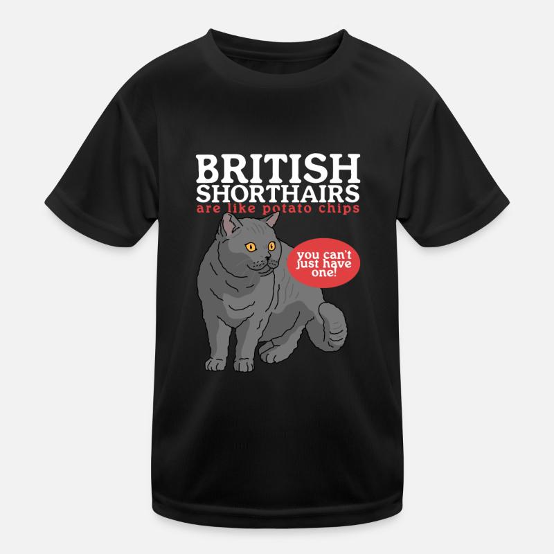 Britisch Kurzhaar | British Shorthair Geschenk Kinder Funktions-T-Shirt