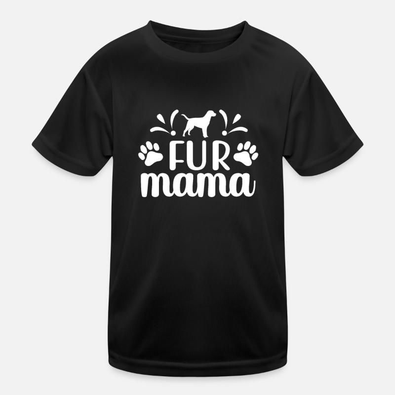 Fur Mom Kids Functional T-Shirt