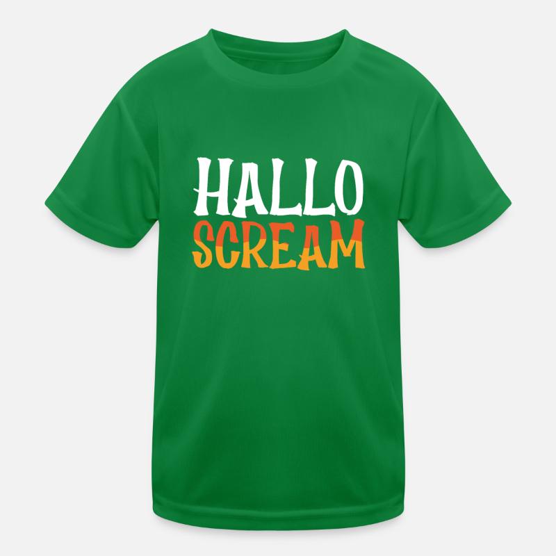 Halloween Scream Kids Functional T-Shirt
