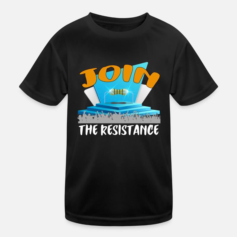 Join the resistance! Kids Functional T-Shirt
