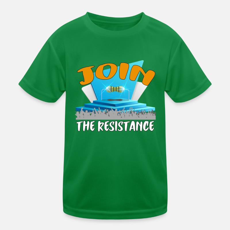 Join the resistance! Kids Functional T-Shirt
