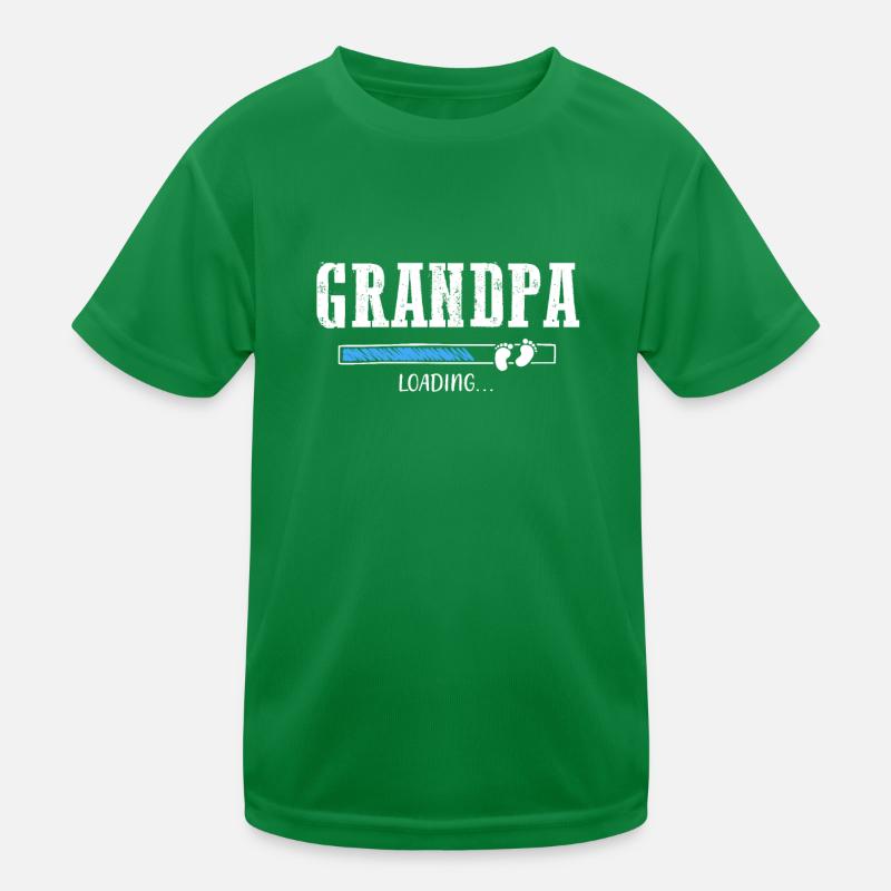 Grandpa loading Expectant Grandpa Kids Functional T-Shirt