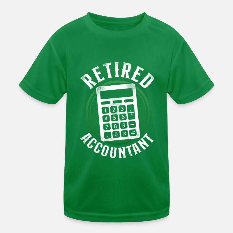 Accountant Bookkeeper Accounting Kids Functional T-Shirt
